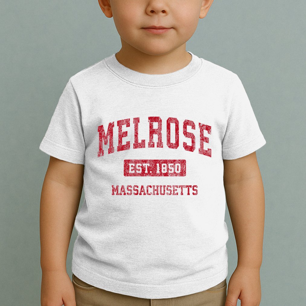 Melrose Massachusetts Ma Vintage Sports Toddler T-Shirt