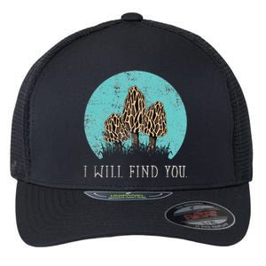 Morel Mushroom Mushroom Mushroom Collector Mushroom Graphic Flexfit Unipanel Trucker Cap