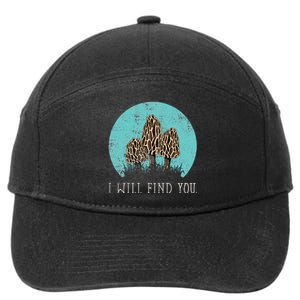 Morel Mushroom Mushroom Mushroom Collector Mushroom Graphic 7-Panel Snapback Hat