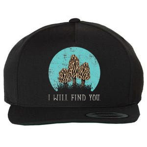 Morel Mushroom Mushroom Mushroom Collector Mushroom Graphic Wool Snapback Cap