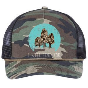 Morel Mushroom Mushroom Mushroom Collector Mushroom Graphic Retro Rope Trucker Hat Cap