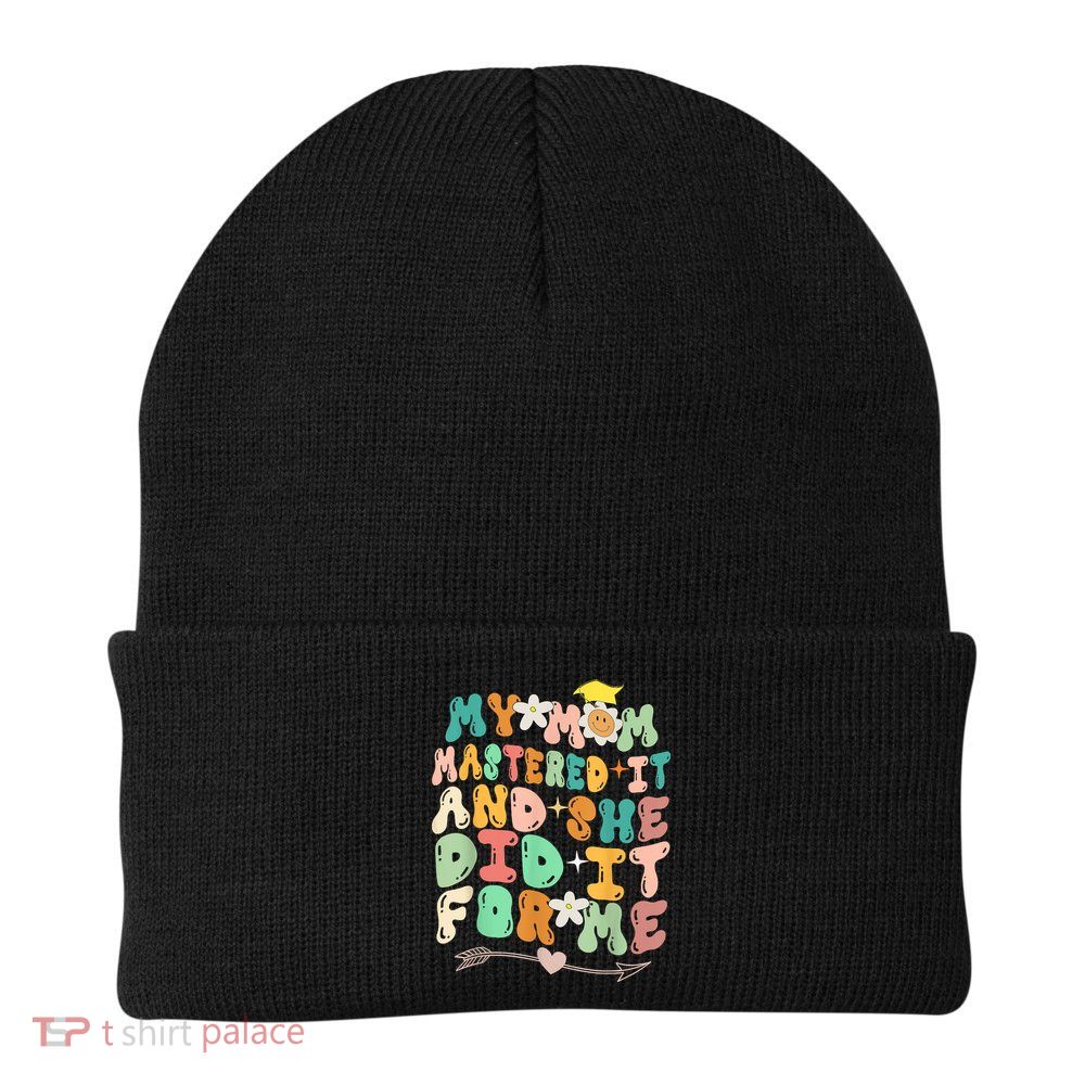 My Mom Mastered It And She Did It For Me Graduation Outfit Beanie