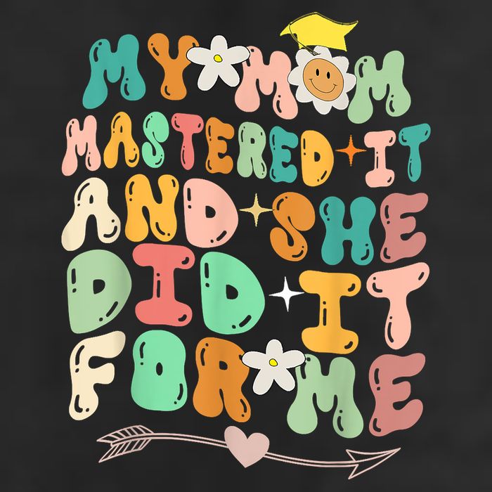 My Mom Mastered It And She Did It For Me Graduation Outfit Golf Towel