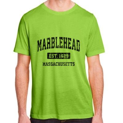 Marblehead Massachusetts Ma Vintage Sports Established Adult ChromaSoft Performance T-Shirt