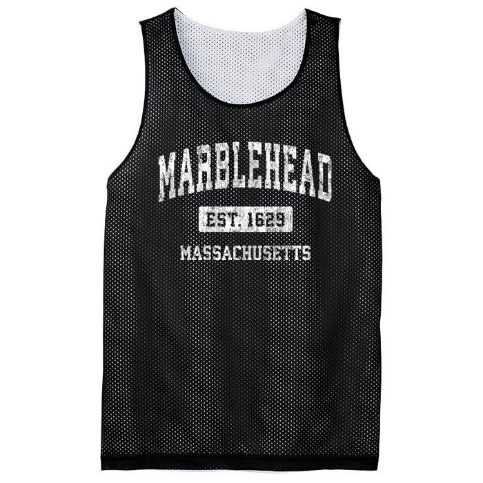 Marblehead Massachusetts Ma Vintage Sports Established Mesh Reversible Basketball Jersey Tank