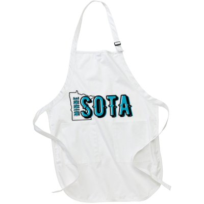 Minnesota Map MN Outline Minne Sota Apron