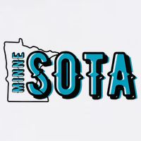 Minnesota Map MN Outline Minne Sota Apron