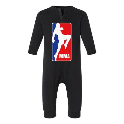 Mma Mixed Martial Arts Retro Fighting Infant Fleece One Piece