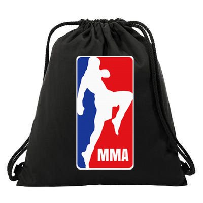 Mma Mixed Martial Arts Retro Fighting Drawstring Bag