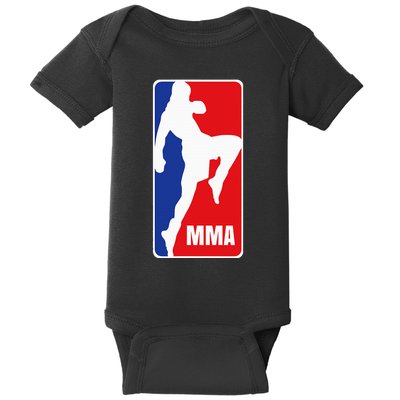 Mma Mixed Martial Arts Retro Fighting Baby Bodysuit