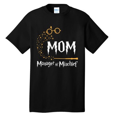 Magical Mom Manager of Mischief Mother's Day  Tall T-Shirt