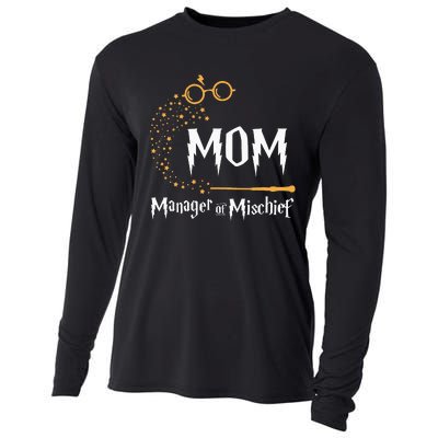 Magical Mom Manager of Mischief Mother's Day  Cooling Performance Long Sleeve Crew