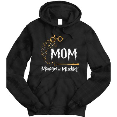 Magical Mom Manager of Mischief Mother's Day  Tie Dye Hoodie