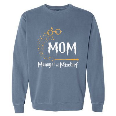 Magical Mom Manager of Mischief Mother's Day  Garment-Dyed Sweatshirt