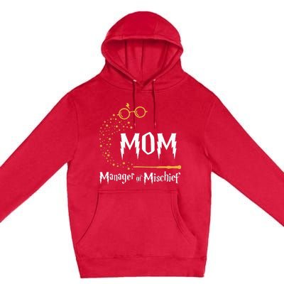 Magical Mom Manager of Mischief Mother's Day  Premium Pullover Hoodie