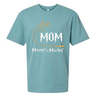 Magical Mom Manager of Mischief Mother's Day  Sueded Cloud Jersey T-Shirt