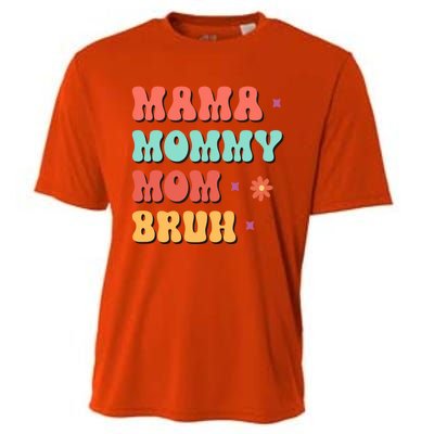 Ma Mama Mom Bruh Vintage Retro Cooling Performance Crew T-Shirt