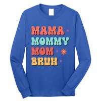 Ma Mama Mom Bruh Vintage Retro Long Sleeve Shirt