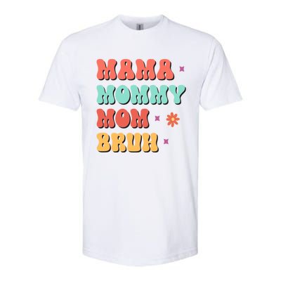 Ma Mama Mom Bruh Vintage Retro Softstyle® CVC T-Shirt