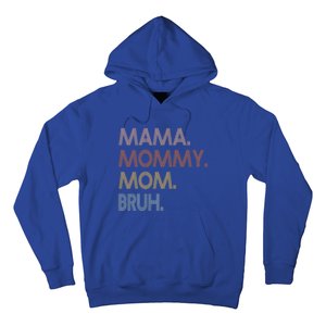 Mama Mommy Mom Bruh Mommy And Me Mom Tee Gift Hoodie