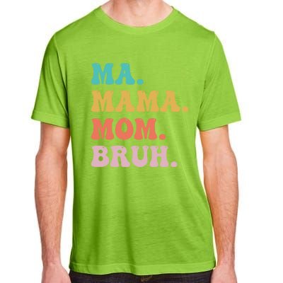 Ma Mama Mom Bruh Vintage Retro Adult ChromaSoft Performance T-Shirt