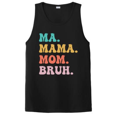 Ma Mama Mom Bruh Vintage Retro PosiCharge Competitor Tank