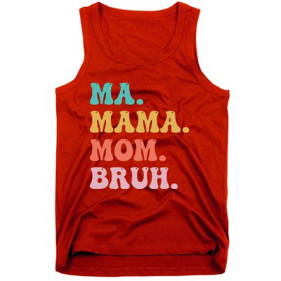 Ma Mama Mom Bruh Vintage Retro Tank Top