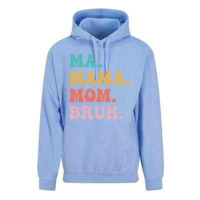 Ma Mama Mom Bruh Vintage Retro Unisex Surf Hoodie