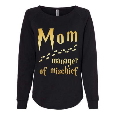 Magical Mom Manager Of Mischief Womens California Wash Sweatshirt