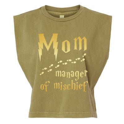 Magical Mom Manager Of Mischief Garment-Dyed Women's Muscle Tee