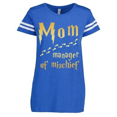 Magical Mom Manager Of Mischief Enza Ladies Jersey Football T-Shirt