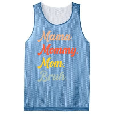 Mama Mommy Mom Bruh Mesh Reversible Basketball Jersey Tank