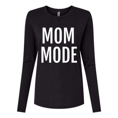 Mom Mode #Mommode Love Cool Gift Womens Cotton Relaxed Long Sleeve T-Shirt