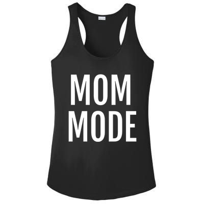 Mom Mode #Mommode Love Cool Gift Ladies PosiCharge Competitor Racerback Tank