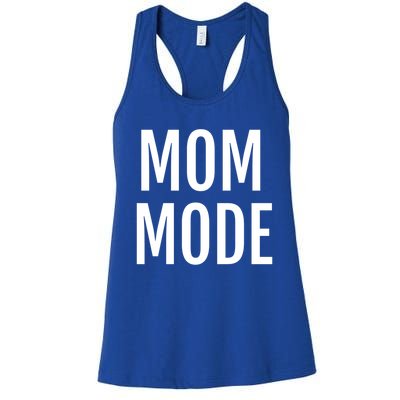 Mom Mode #Mommode Love Cool Gift Women's Racerback Tank