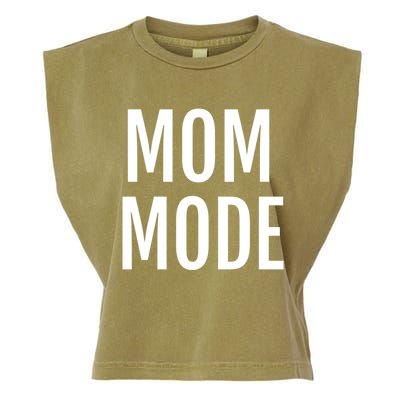 Mom Mode #Mommode Love Cool Gift Garment-Dyed Women's Muscle Tee