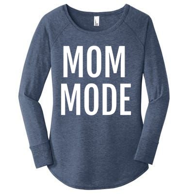 Mom Mode #Mommode Love Cool Gift Women's Perfect Tri Tunic Long Sleeve Shirt