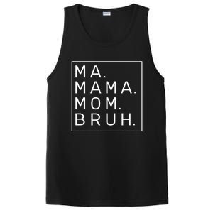 Ma Mama Mom Bruh Blue Sky Mother Funny Gift PosiCharge Competitor Tank