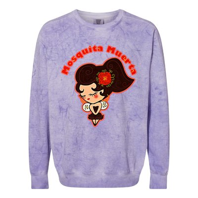 Mosquita Muerta Mischievous Funny Premium Colorblast Crewneck Sweatshirt