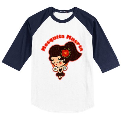 Mosquita Muerta Mischievous Funny Premium Baseball Sleeve Shirt