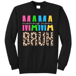 Mama Mommy Mom Bruh Cheetah Print Sweatshirt