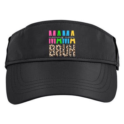 Mama Mommy Mom Bruh Cheetah Print Adult Drive Performance Visor