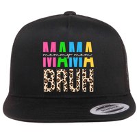 Mama Mommy Mom Bruh Cheetah Print Flatbill Hat
