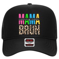 Mama Mommy Mom Bruh Cheetah Print Trucker Hat