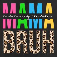 Mama Mommy Mom Bruh Cheetah Print Trucker Hat