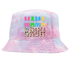 Mama Mommy Mom Bruh Cheetah Print Tie-Dyed Bucket Hat