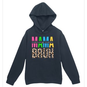 Mama Mommy Mom Bruh Cheetah Print Urban Pullover Hoodie