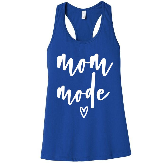 Mom Mode #Mommode Love Cute Gift Women's Racerback Tank