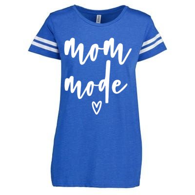 Mom Mode #Mommode Love Cute Gift Enza Ladies Jersey Football T-Shirt