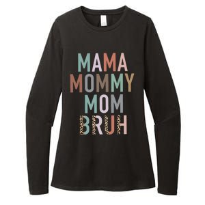 Mama Mommy Mom Bruh Ma Gifts Funny Saying Mom Womens CVC Long Sleeve Shirt